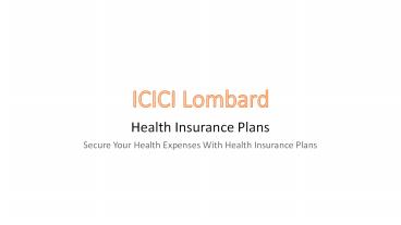 Buy Health Insurance Plans Online