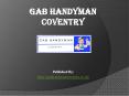 GAB Handyman Coventry PowerPoint PPT Presentation