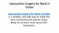 Liposuction Surgery for Neck in Dubai PowerPoint PPT Presentation