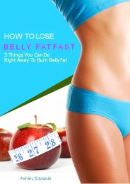 How To Lose Belly Fat Fast