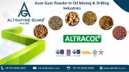 GUAR GUM POWDER IN OIL MINING & DRILLING INDUSTRIES