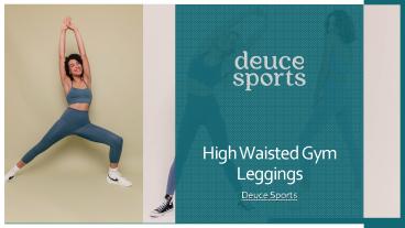 High Waisted Gym Leggings