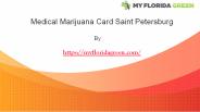 Medical Marijuana Card Saint Petersburg