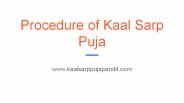 Procedure of Kaal Sarp Puja