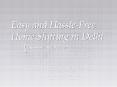 Easy and Hassle-Free Home Shifting in Delhi PowerPoint PPT Presentation