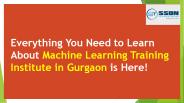 Machine Learning Coaching in Gurgaon