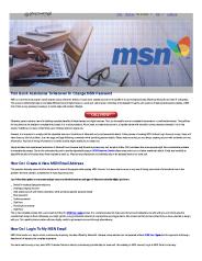 Reset MSN Password | MSN Forgot Password