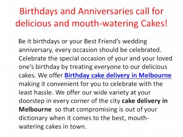 Same day and midnight cake delivery in Melbourne Australia (1)