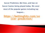 scores and odds