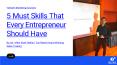 5 Must Skills That Every Entrepreneur Should Have PowerPoint PPT Presentation