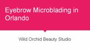 Eyebrow Microblading in Orlando