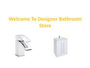 Matte Black Bathroom Taps