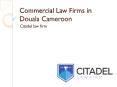 commercial law firms in Douala Cameroon PowerPoint PPT Presentation