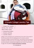 6 Simple College Laundry Tips PowerPoint PPT Presentation