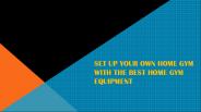 Best Home Gym Equipment