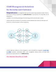 CIAM Management Solutions for Security and Customer Experience