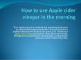Apple cider vinegar during pregnancy PowerPoint PPT Presentation