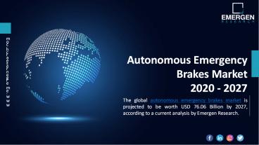 Autonomous Emergency Brakes Market