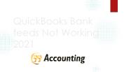 QuickBooks Bank Feeds not Working