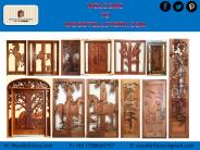 Lion Carved Door