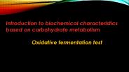 Oxidative biochemical test