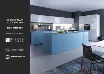 Contemporary Style Kitchen HSM Kitchens in Association with Morefar Global