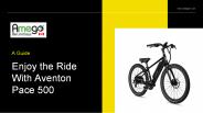 Enjoy the Ride With Aventon Pace 500