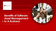 Benefits of Software Asset Management to A Business