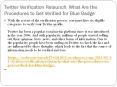 Twitter Verification Relaunch: What Are the Procedures to Get Verified for Blue Badge PowerPoint PPT Presentation