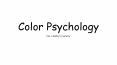 Color psychology ppt PowerPoint PPT Presentation