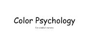 Color psychology ppt