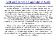 Best web series on youtube in hindi