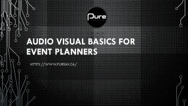 Event AV Company Toronto