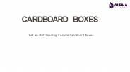 Custom cardboard boxes |ACB boxes