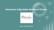 Aluminum Adjustable Necklace Chains