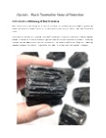 Crystals - Black Tourmaline Stone of Protection PowerPoint PPT Presentation