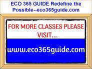 ECO 365 GUIDE Redefine the Possible--eco365guide.com