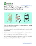 Kitchen Gadgets and Equipment Which Help People with a Weak Grip PowerPoint PPT Presentation