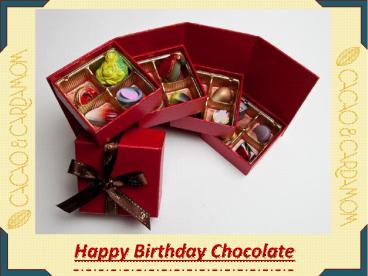 Best Chocolate For Birthday Gift | Gourmet Chocolate Gifts