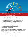 Website Design and Development 101: A Primer on Page Load Time PowerPoint PPT Presentation