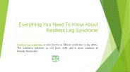 Everything You Need To Know About Restless Leg Syndrome