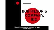 Bob Hilson & Company, Inc.