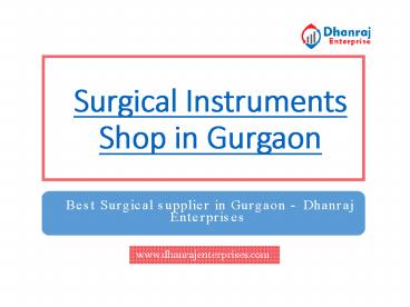 Surgical Instruments Shop in Gurgaon (1)