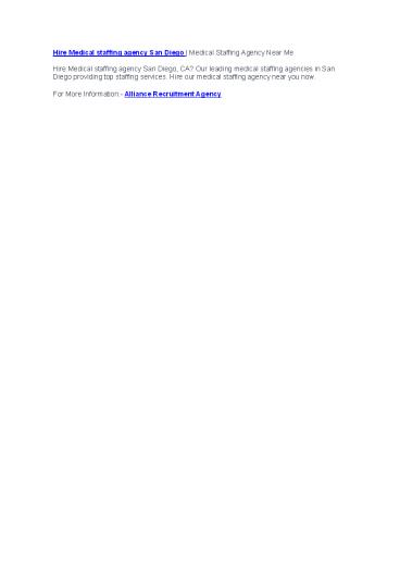 Medical Staffing Agency San Diego CA | Medical Staffing Agency Near Me (2)