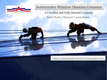 Residential Window Cleaning Services