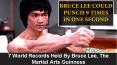 7 World Records Held By Bruce Lee, The Martial Arts Guinness PowerPoint PPT Presentation