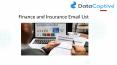 Finance and Insurance Email List | Finance and Insurance Industry Database PowerPoint PPT Presentation
