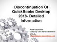Why does the QuickBooks 2018 Discontinuation Policy happen? PowerPoint PPT Presentation