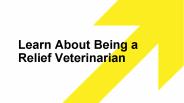 Learn About Being a Relief Veterinarian