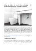 Buy Sanitary Ware Online in Delhi - Bathaffair